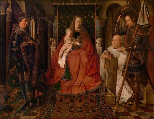 Madonna Surrounded by Saint George, Saint Donatianus of Reims and the Donor Canon Van der Paele