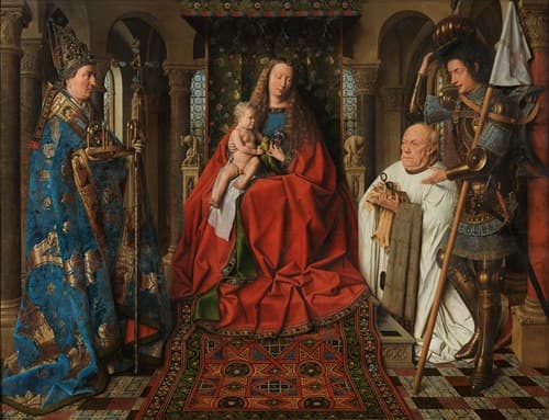 Madonna with Canon Joris van der Paele