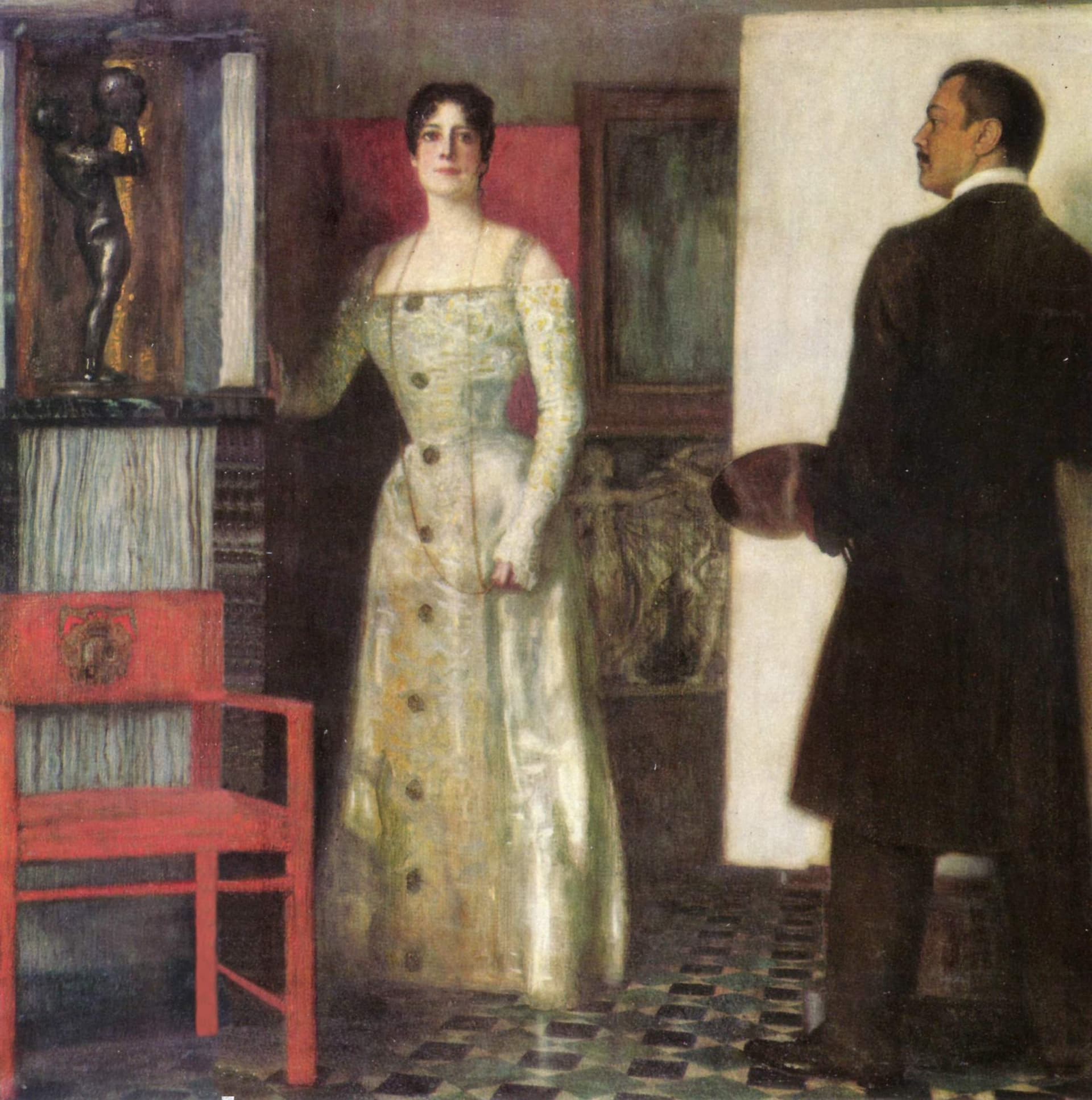 Franz and Mary Stuck in the Studio