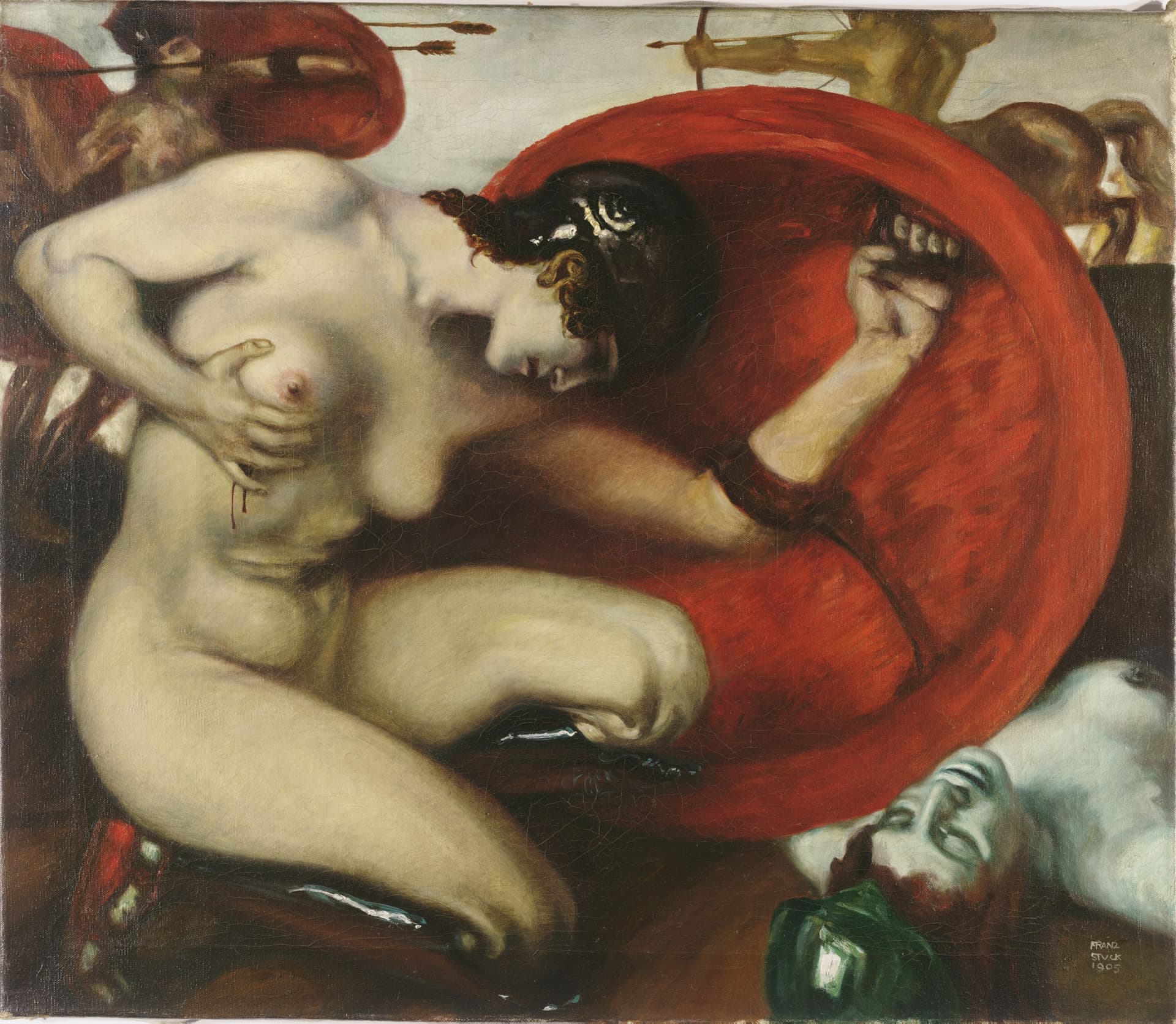 Wounded Amazon