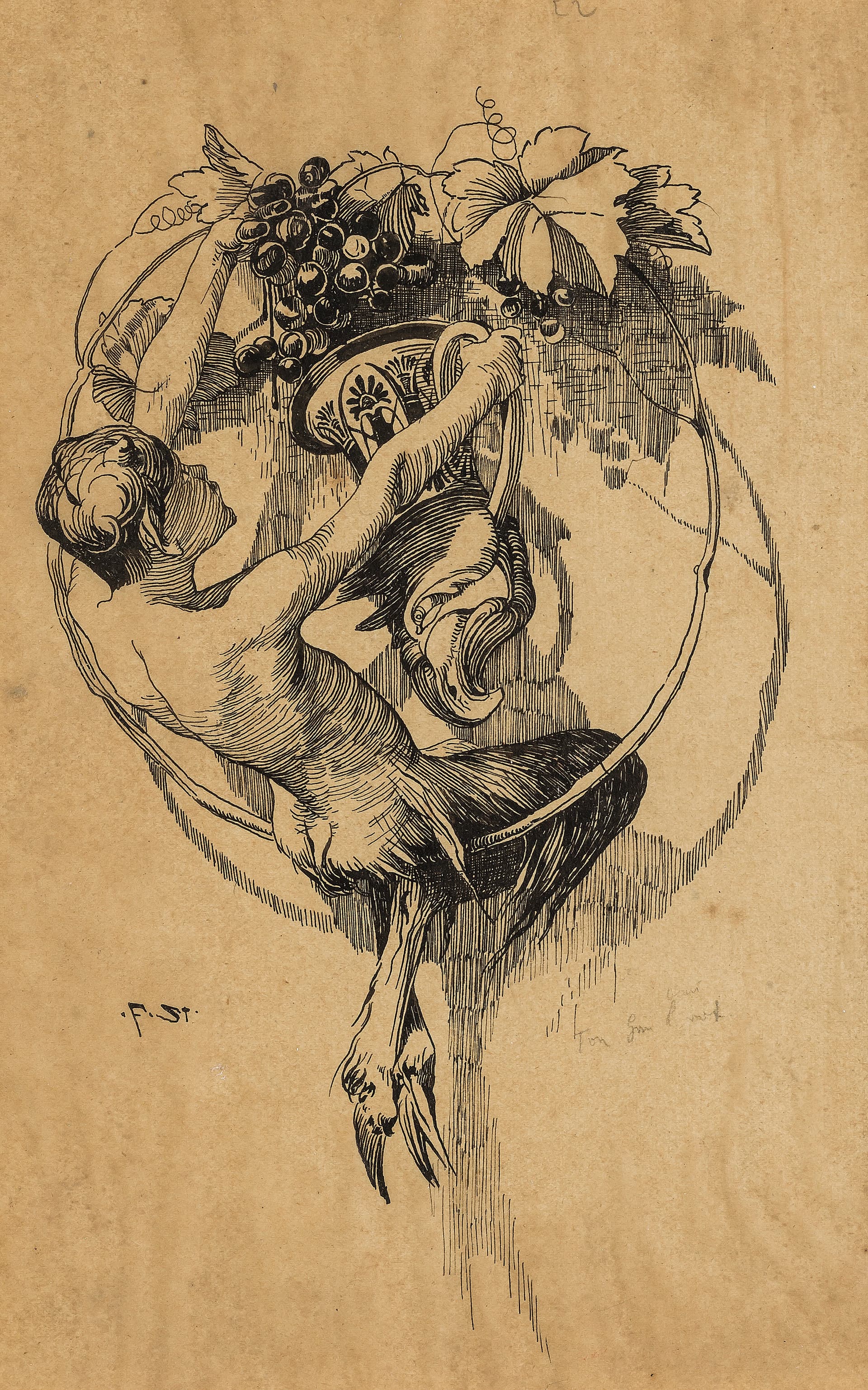 Faun mit Rhyton