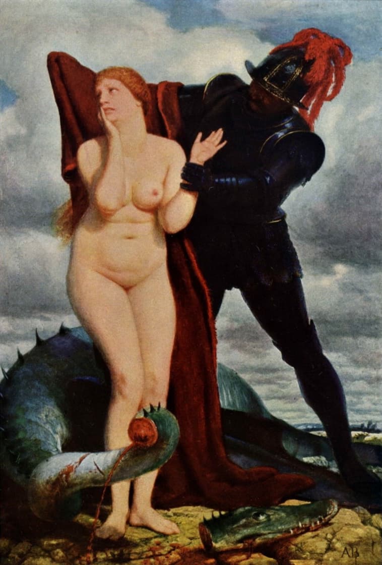 Angelika, von einem Drachen bewacht (Ruggiero and Angelica)
